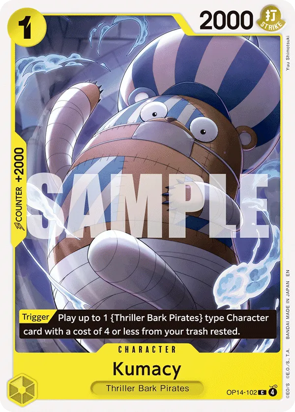 Kumacy (OP14-102) - The Azure Sea's Seven (Common) [OP14-102] English / Near Mint / Normal