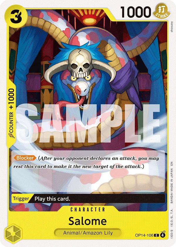 Salome (OP14-106) - The Azure Sea's Seven (Common) [OP14-106] English / Near Mint / Normal