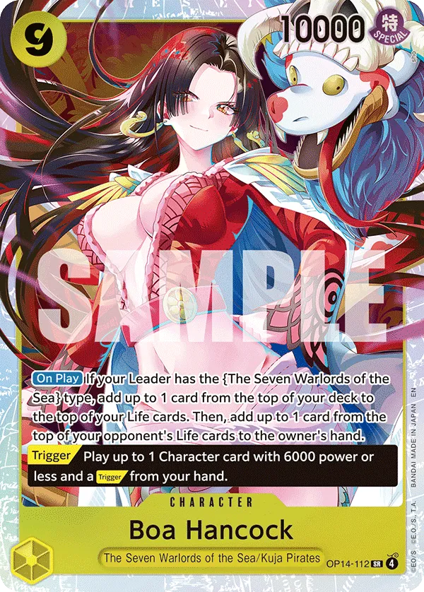 Boa Hancock (OP14-112) (V.1) - The Azure Sea's Seven (Super Rare) [OP14-112] English / Near Mint / Normal