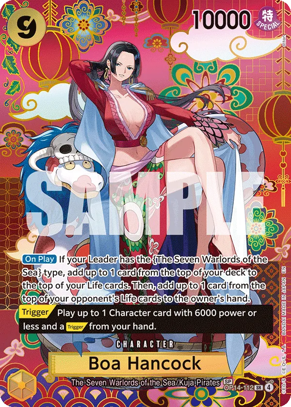 Boa Hancock (OP14-112) (V.3) - The Azure Sea's Seven (Special Rare) [OP14-112] English / Near Mint / Normal