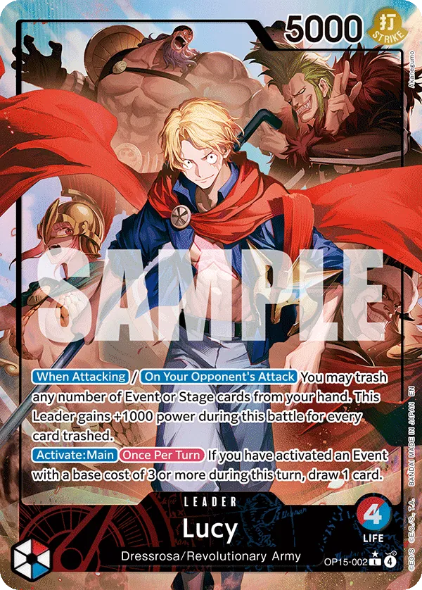 Lucy (OP15-002) (V.2) - Adventure on Kami’s Island (Alternate Art) [OP15-002] English / Near Mint / Normal