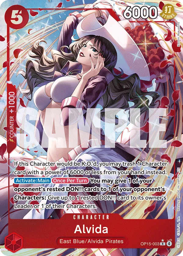 Alvida (OP15-003) (V.2) - Adventure on Kami’s Island (Alternate Art) [OP15-003] English / Near Mint / Normal
