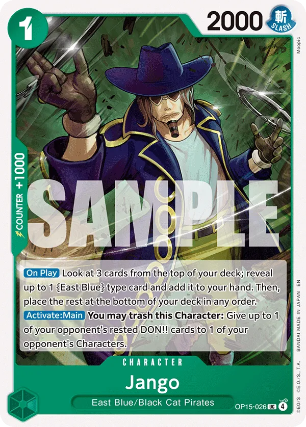 Jango (OP15-026) - Adventure on Kami’s Island (Uncommon) [OP15-026] English / Near Mint / Normal