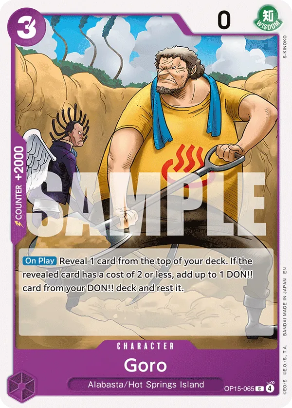 Goro (OP15-065) - Adventure on Kami’s Island (Common) [OP15-065] English / Near Mint / Normal