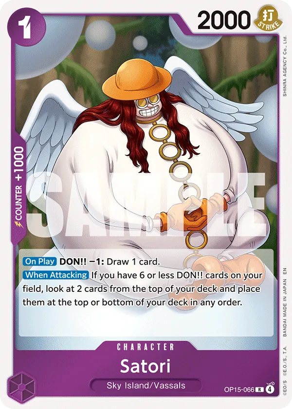 Satori (OP15-066) - Adventure on Kami’s Island (Rare) [OP15-066] English / Near Mint / Normal