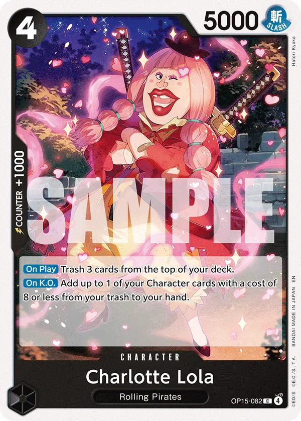 Charlotte Lola (OP15-082) - Adventure on Kami’s Island (Common) [OP15-082] English / Near Mint / Normal