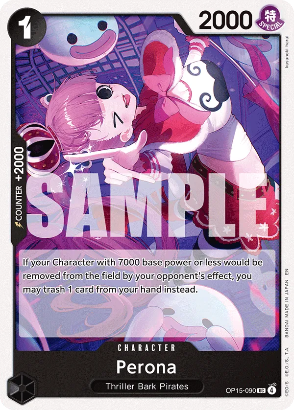 Perona (OP15-090) - Adventure on Kami’s Island (Uncommon) [OP15-090] English / Near Mint / Normal
