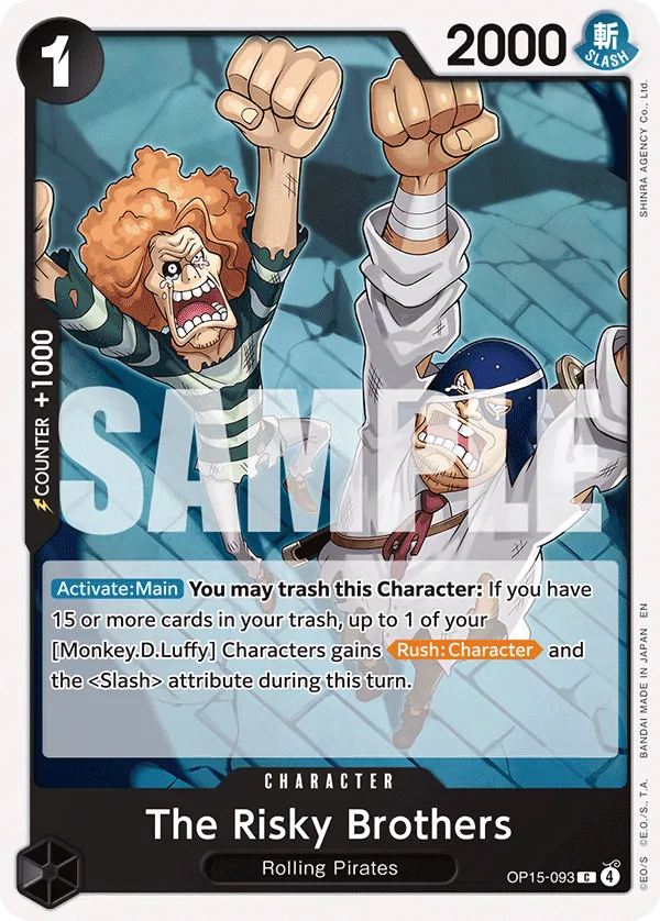 The Risky Brothers (OP15-093) - Adventure on Kami’s Island (Common) [OP15-093] English / Near Mint / Normal