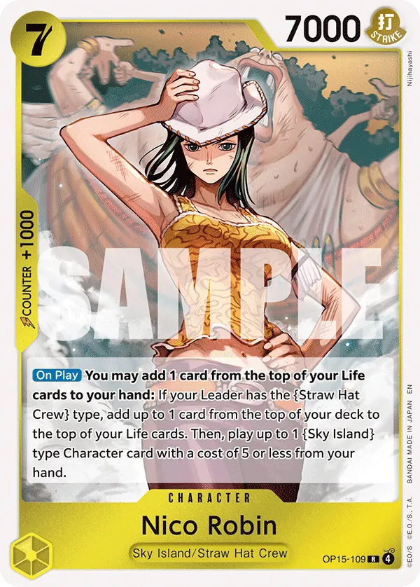 Nico Robin (OP15-109) (V.1) - Adventure on Kami’s Island (Rare) [OP15-109] English / Near Mint / Normal