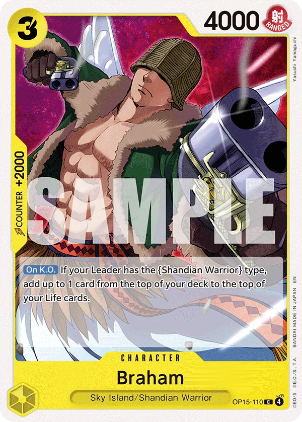 Braham (OP15-110) - Adventure on Kami’s Island (Common) [OP15-110] English / Near Mint / Normal