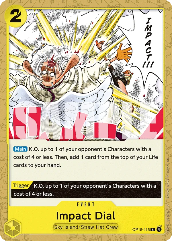 Impact Dial (OP15-115) - Adventure on Kami’s Island (Common) [OP15-115] English / Near Mint / Normal