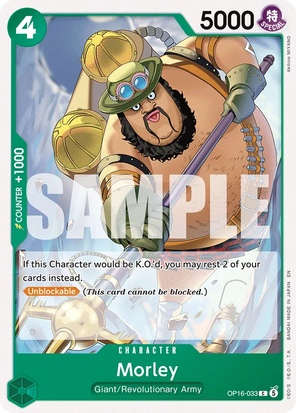 Morley (OP16-033) - The Time of Battle (Common) [OP16-033] English / Near Mint / Normal