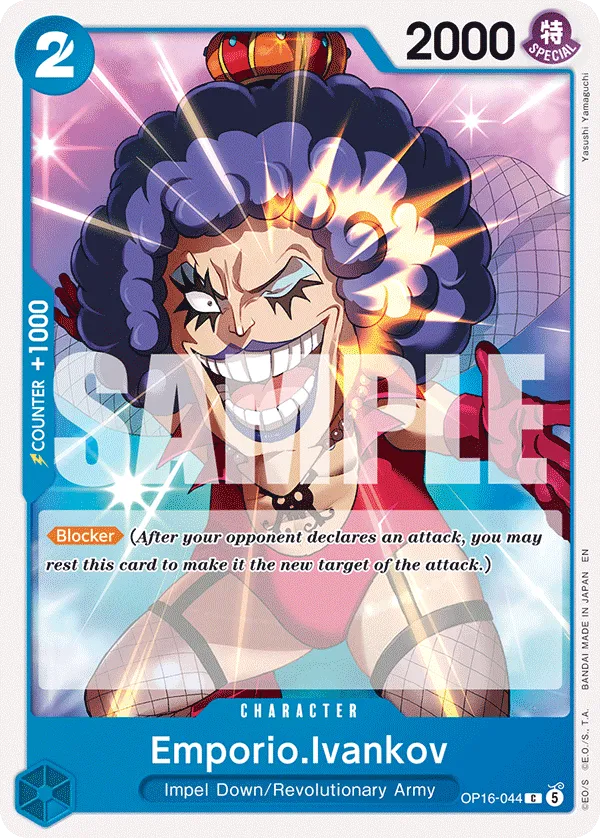 Emporio.Ivankov (OP16-044) - The Time of Battle (Common) [OP16-044] English / Near Mint / Normal