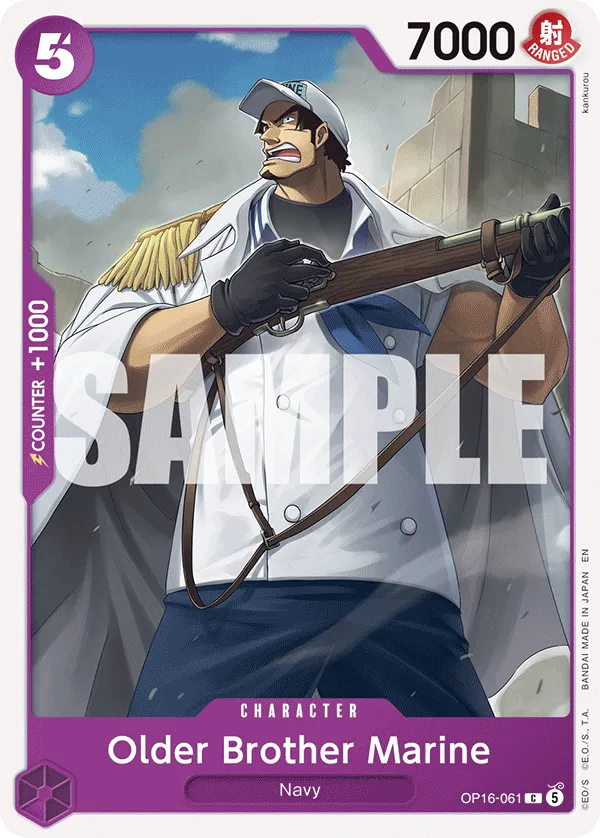 Older Brother Marine (OP16-061) - The Time of Battle (Common) [OP16-061] English / Near Mint / Normal