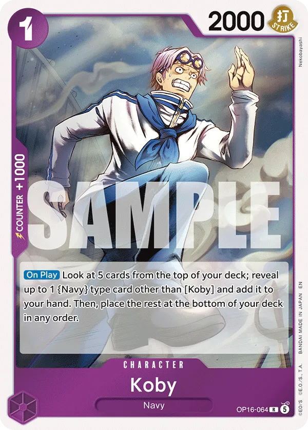 Koby (OP16-064) (V.1) - The Time of Battle (Rare) [OP16-064] English / Near Mint / Normal