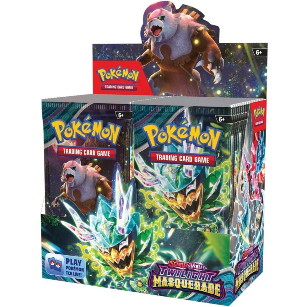 Pokémon TCG Scarlet & Violet Twilight Masquerade Booster Box 36 Pakker Kortspil