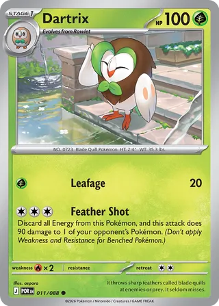 Dartrix - Perfect Order (Common) [POR-011] English / Near Mint / Normal