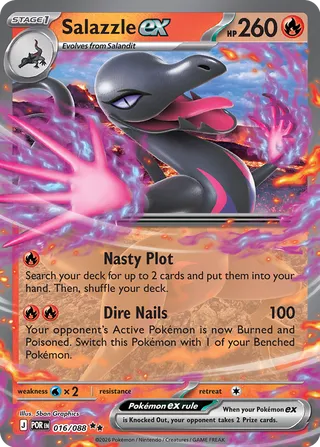 Salazzle ex - Perfect Order (Double Rare) [POR-016] English / Near Mint / Normal
