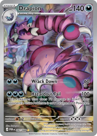 Drapion - Perfect Order (Illustration Rare) [POR-097] English / Near Mint / Normal