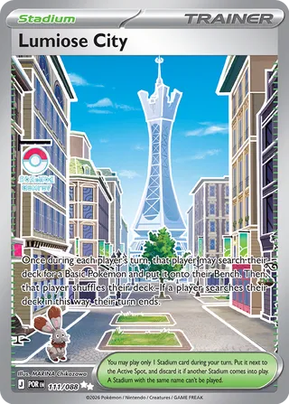 Lumiose City - Perfect Order (Ultra Rare) [POR-111] English / Near Mint / Normal
