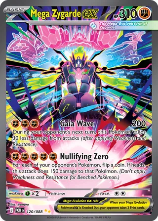 Mega Zygarde ex - Perfect Order (Special Illustration Rare) [POR-120] English / Near Mint / Normal