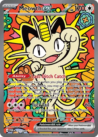 Meowth ex - Perfect Order (Special Illustration Rare) [POR-121] English / Near Mint / Normal