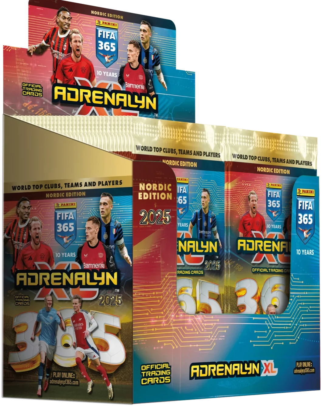 Panini Adrenalyn XL FIFA 365 2025 Nordic Edition Booster Display Box Kortspil