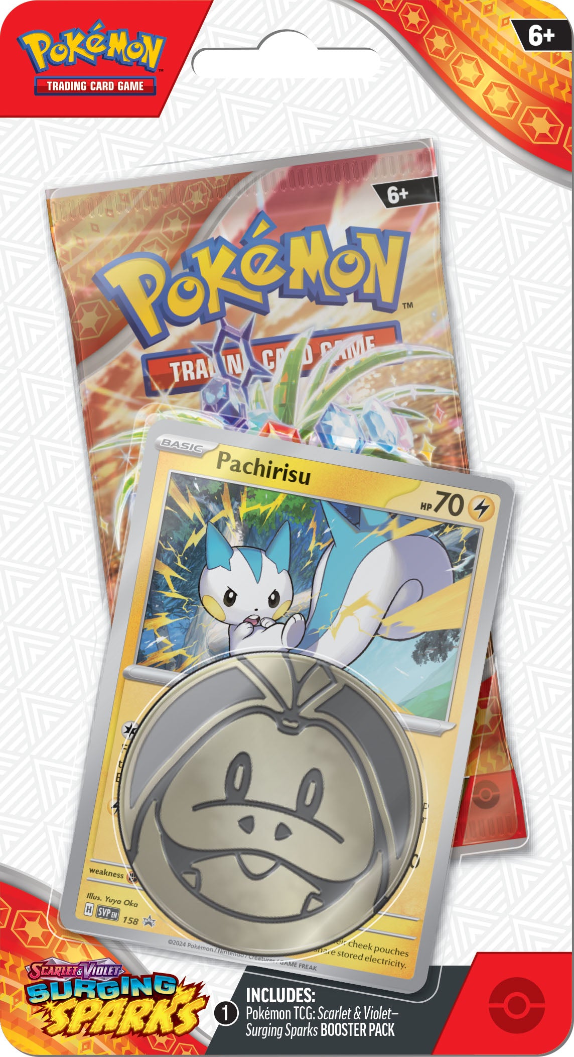 Pokémon TCG: Scarlet & Violet: Surging Sparks Checklane Blister Pack