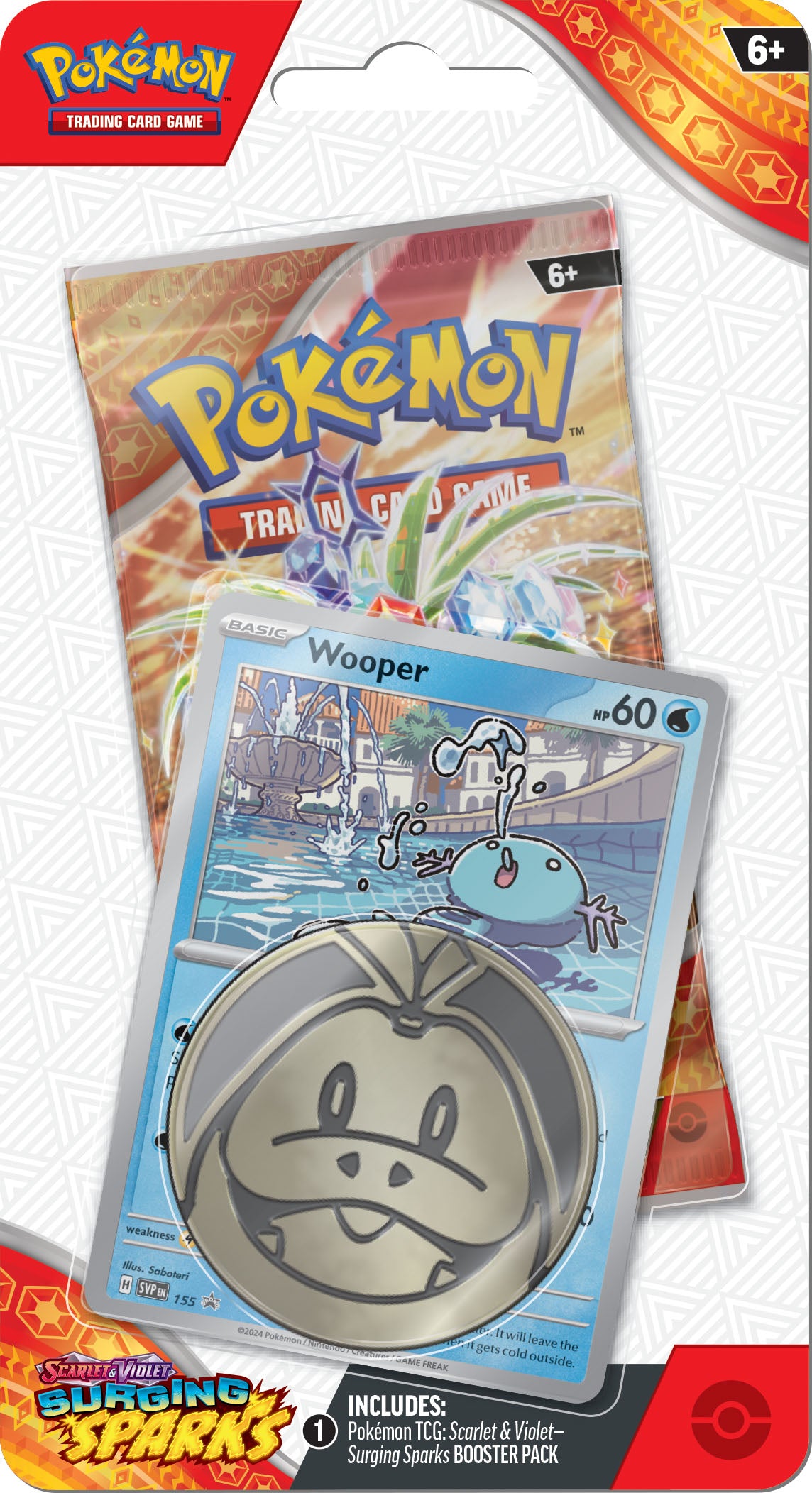 Pokémon TCG: Scarlet & Violet: Surging Sparks Checklane Blister Pack