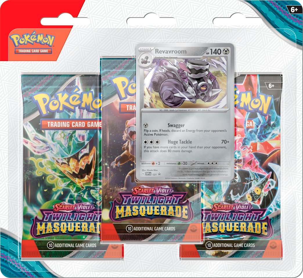 Pokémon TCG: Scarlet & Violet: Twilight Masquerade 3-Pack Blister Pack