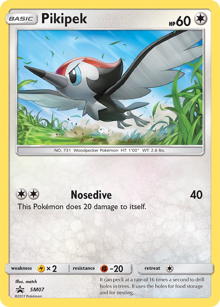Pikipek - SM Black Star Promos (Promo) [SM-07] English / Near Mint / Normal
