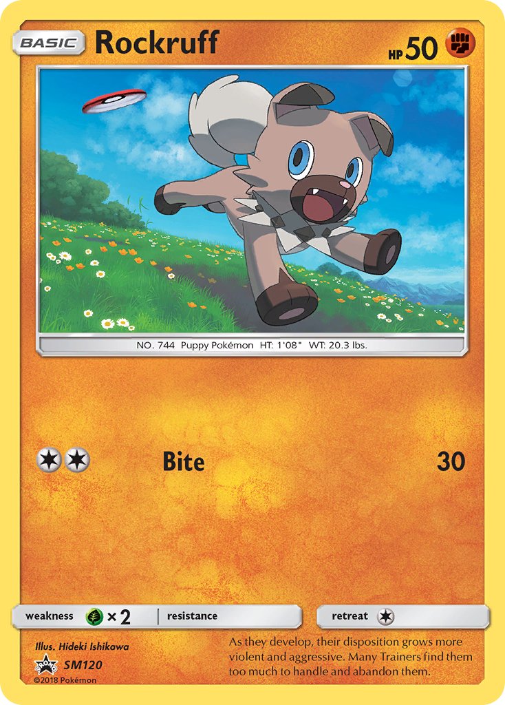 Rockruff - SM Black Star Promos (Promo) [SM-120] English / Near Mint / Normal