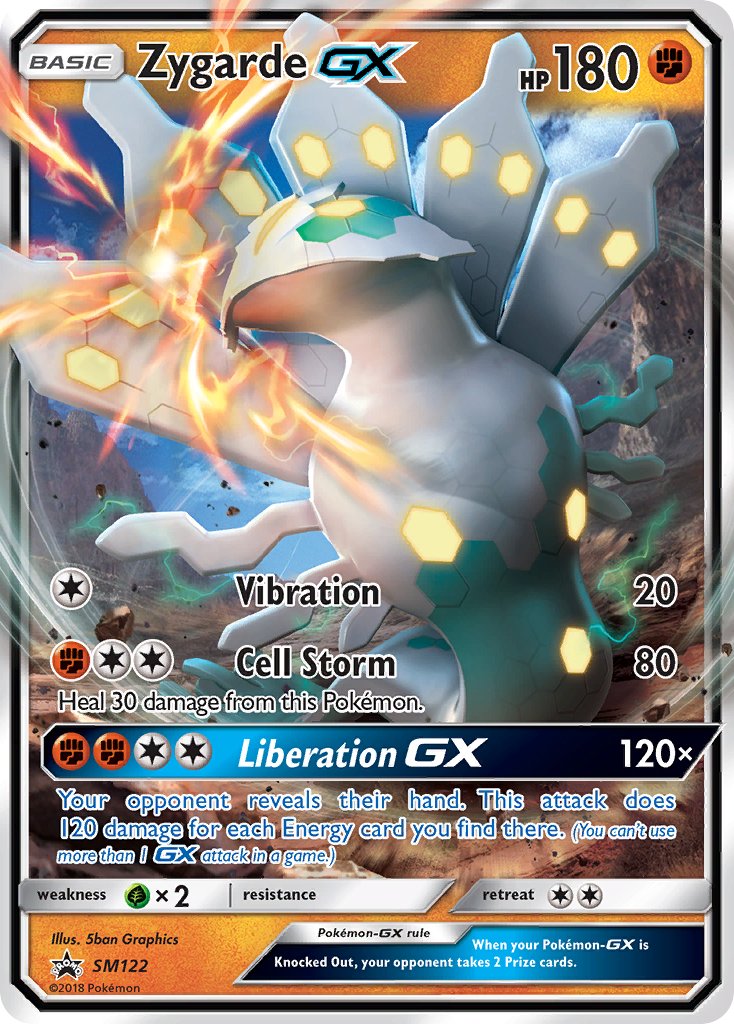 Zygarde GX - SM Black Star Promos (Promo) [SM-122] English / Near Mint / Normal