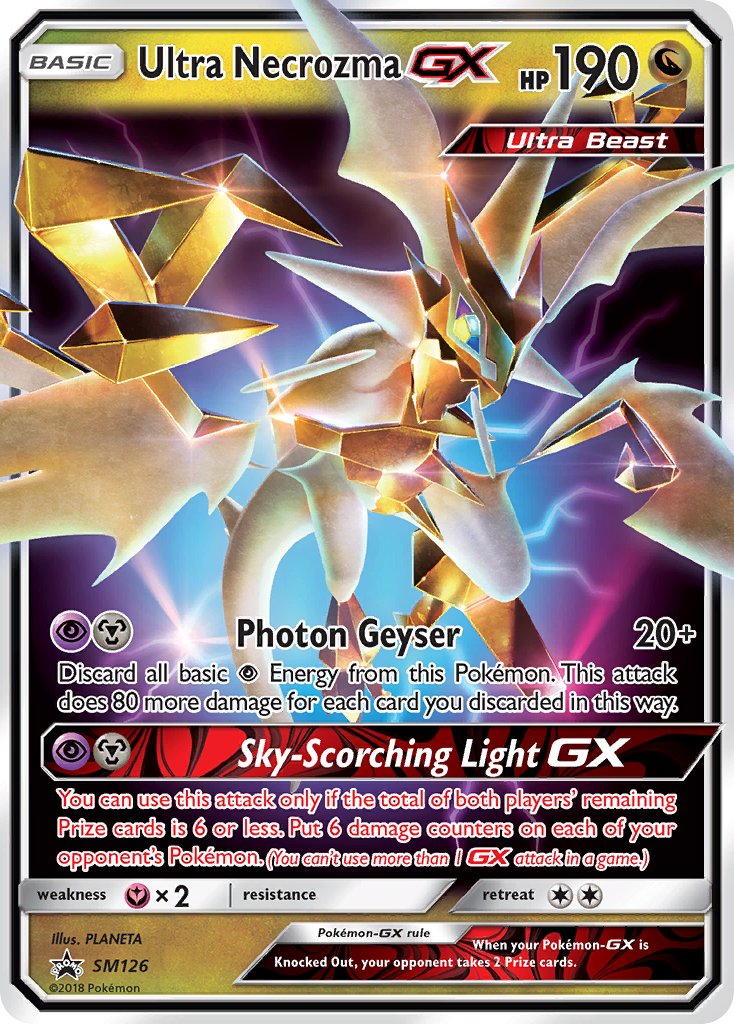 Ultra Necrozma GX - SM Black Star Promos (Promo) [SM-126] English / Near Mint / Normal