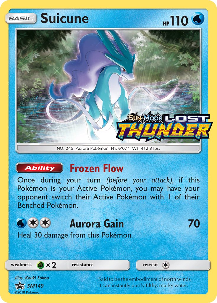 Suicune - SM Black Star Promos (Promo) [SM-149] English / Near Mint / Normal