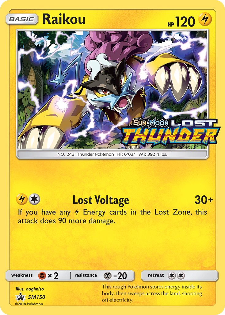 Raikou - SM Black Star Promos (Promo) [SM-150] English / Near Mint / Normal