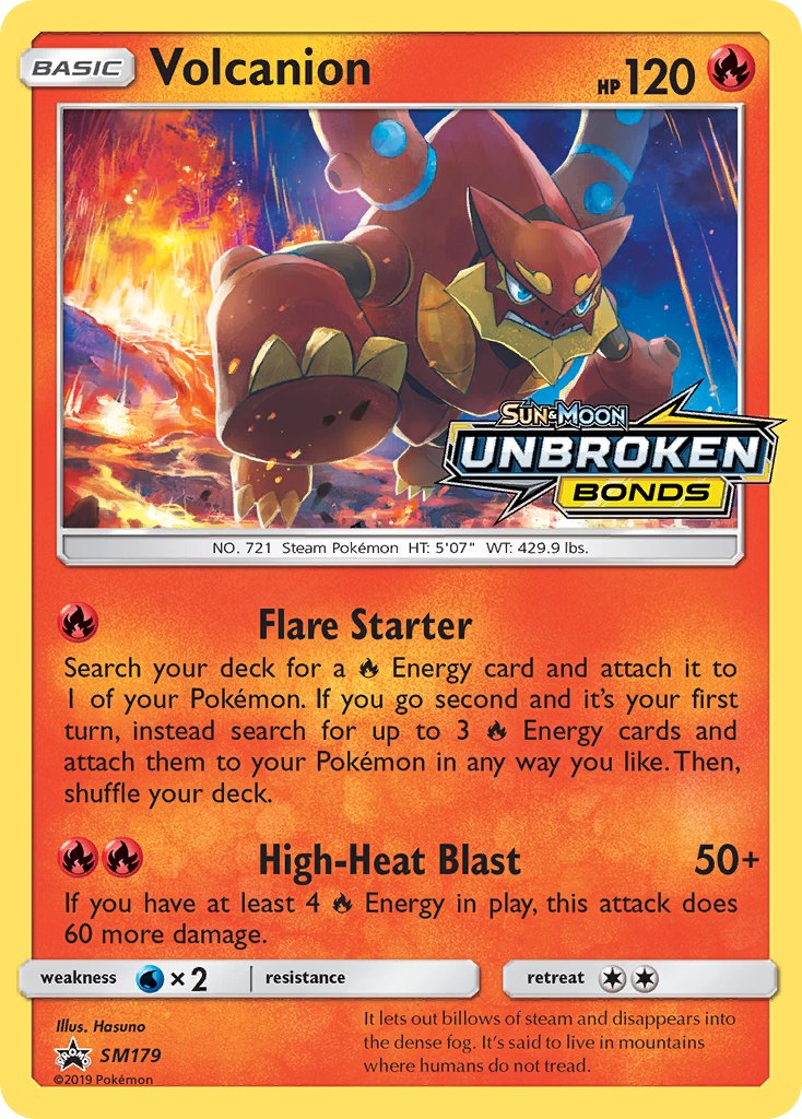 Volcanion - SM Black Star Promos (Promo) [SM-179] English / Near Mint / Normal