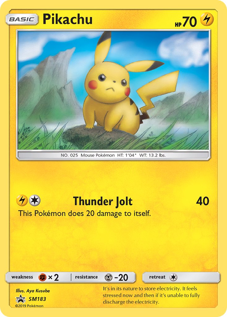 Pikachu - SM Black Star Promos (Promo) [SM-183] English / Near Mint / Normal