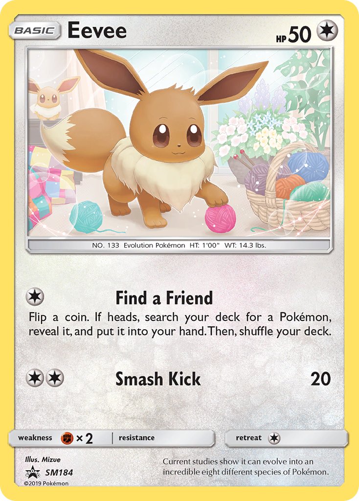 Eevee - SM Black Star Promos (Promo) [SM-184] English / Near Mint / Normal