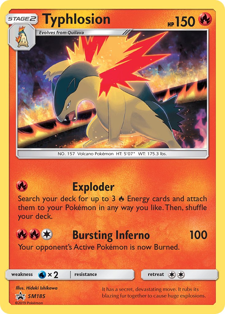 Typhlosion - SM Black Star Promos (Promo) [SM-185] English / Near Mint / Normal
