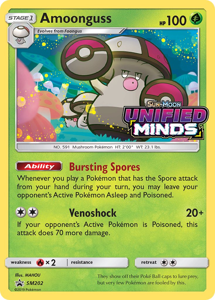 Amoonguss - SM Black Star Promos (Promo) [SM-202] English / Near Mint / Normal