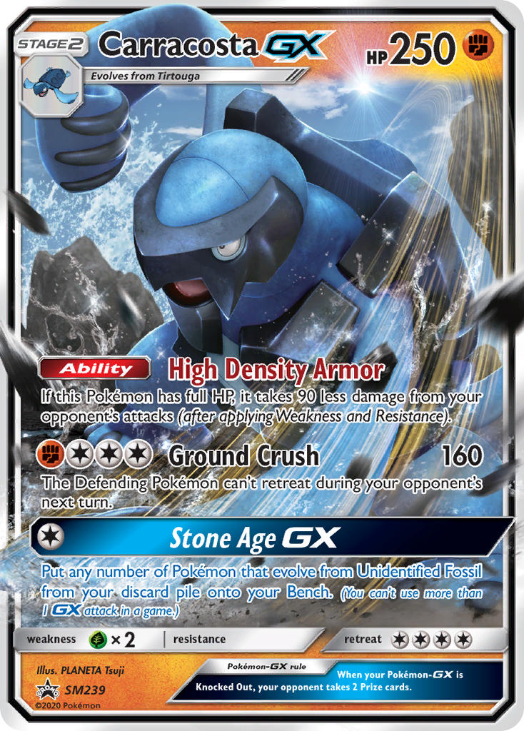Carracosta GX - SM Black Star Promos (Promo) [SM-239] English / Played / Normal