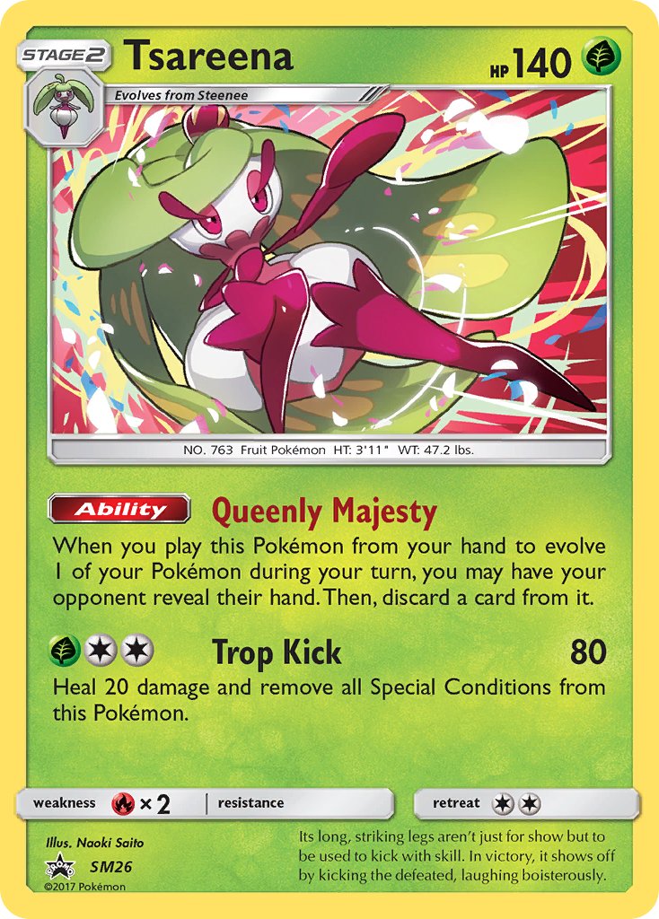 Tsareena - SM Black Star Promos (Promo) [SM-26] English / Near Mint / Normal