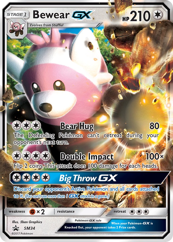 Bewear GX - SM Black Star Promos (Promo) [SM-34] English / Near Mint / Normal