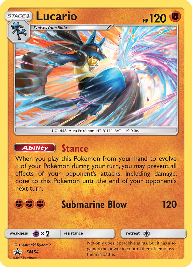 Lucario - SM Black Star Promos (Promo) [SM-54] English / Near Mint / Normal