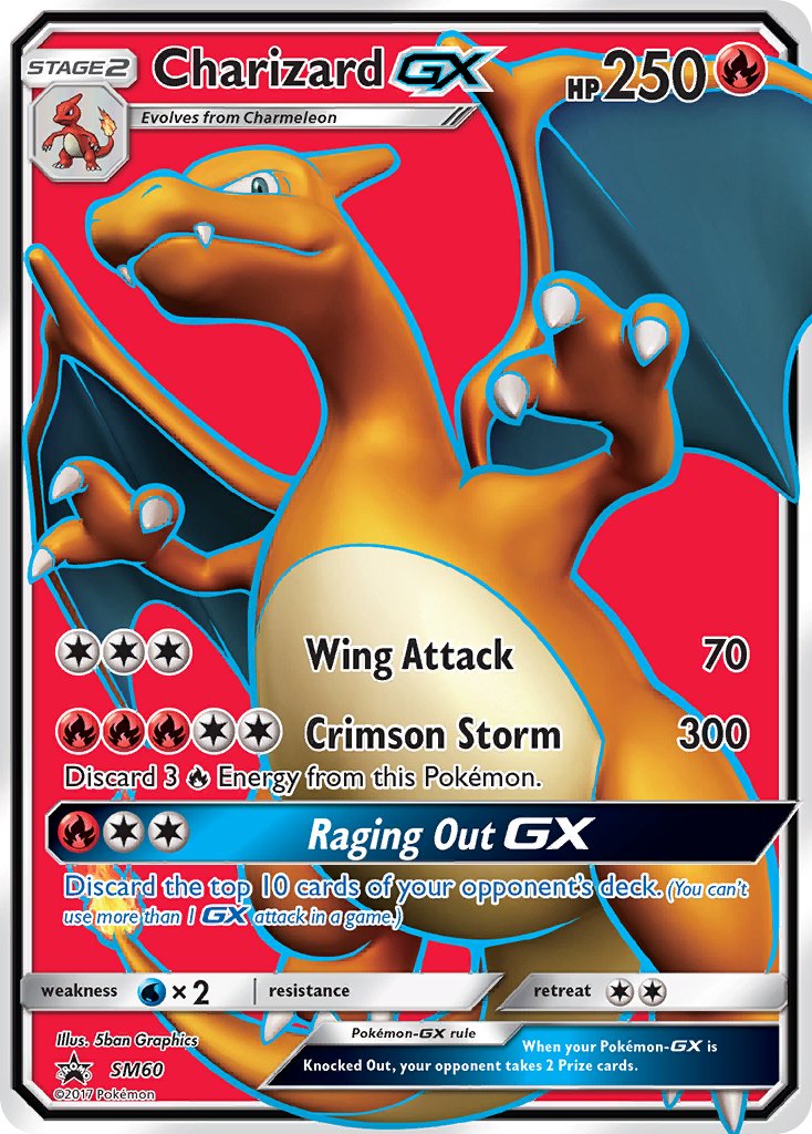 Charizard GX - SM Black Star Promos (Promo) [SM-60] English / Near Mint / Normal