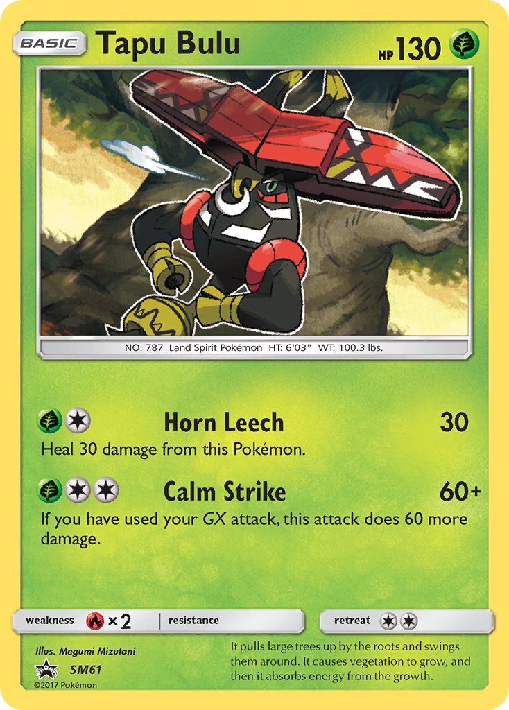 Tapu Bulu - SM Black Star Promos (Promo) [SM-61] English / Near Mint / Normal