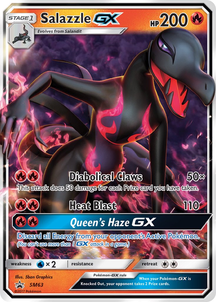 Salazzle GX - SM Black Star Promos (Promo) [SM-63] English / Near Mint / Normal