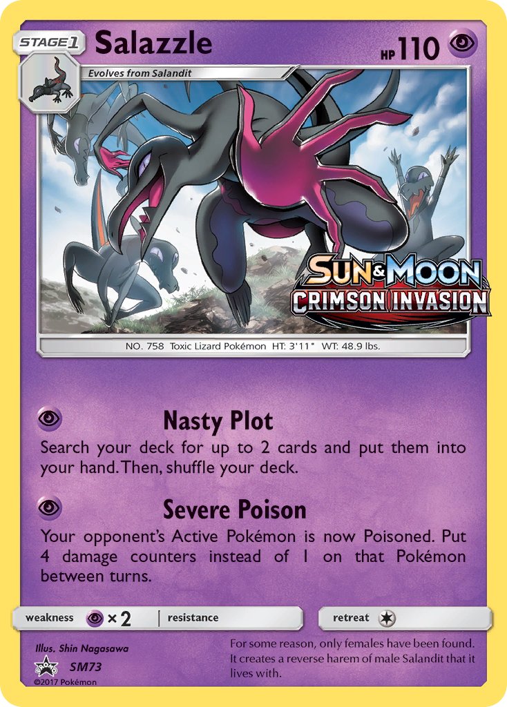 Salazzle - SM Black Star Promos (Promo) [SM-73] English / Near Mint / Normal