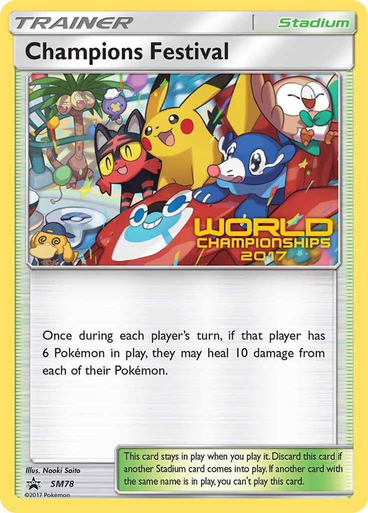 Champions Festival - SM Black Star Promos (Promo) [SM-78] English / Near Mint / Normal